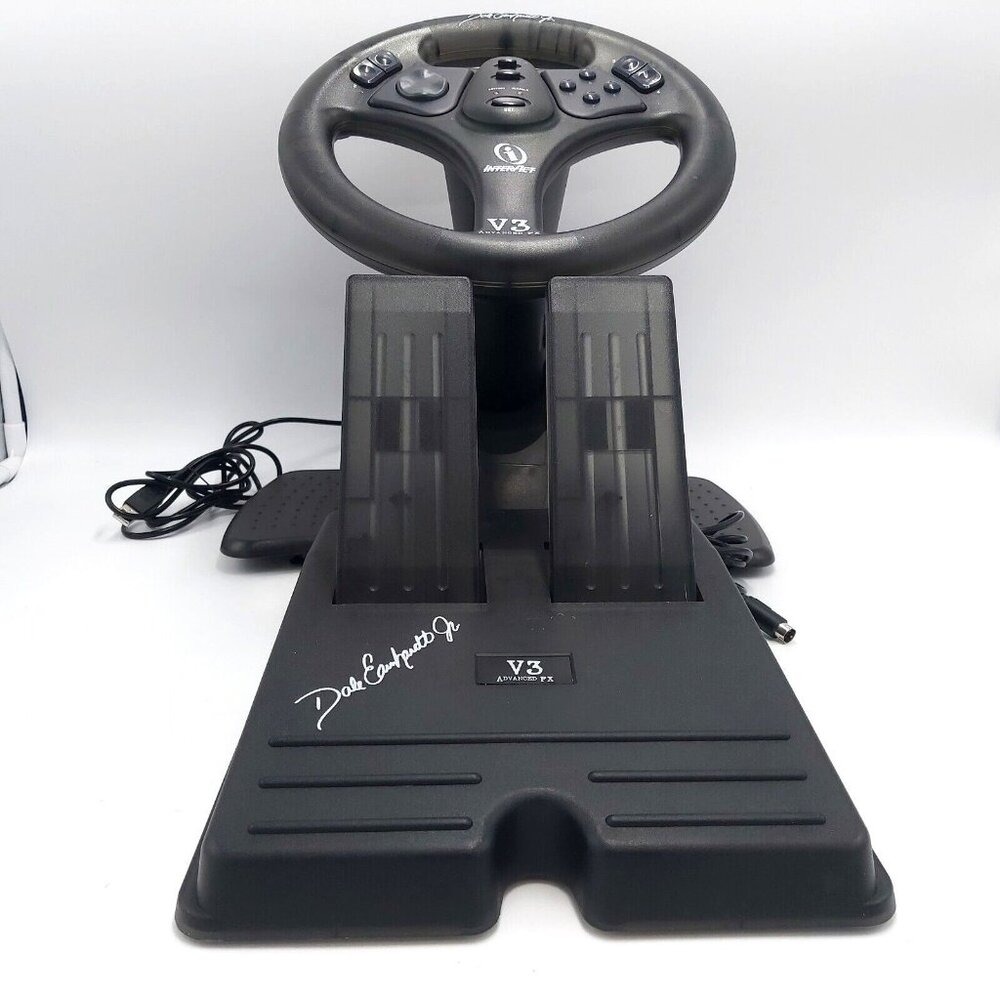 InterAct V3 Advanced FX Racing Wheel Endorsed By Dale Earnhardt Jr PC iMac USB